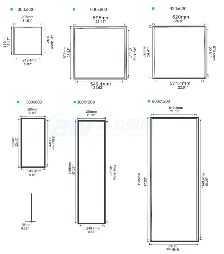 2x4 led flat panel 4000k