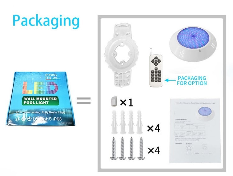 LED pool light packaging LED pool light packaging
