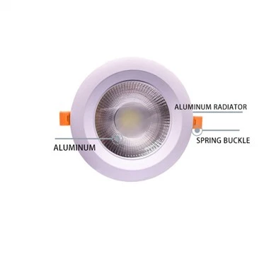 Chiếu sáng âm trần Led âm trần dốc