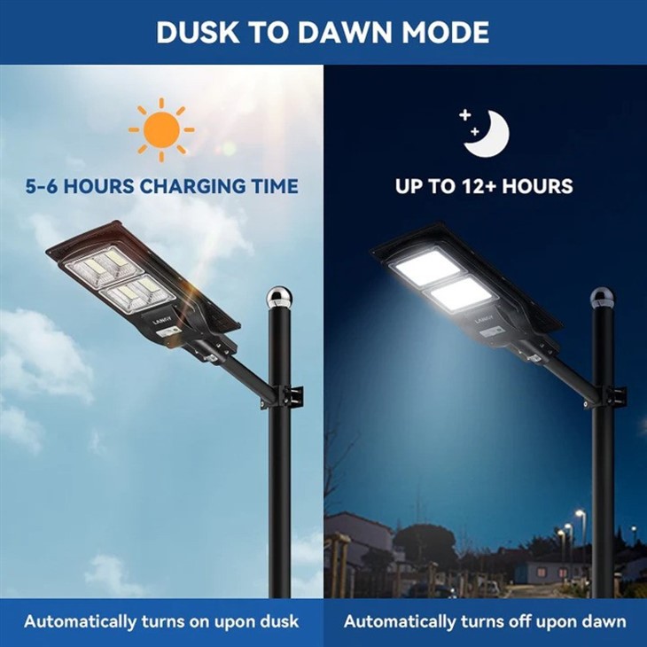120 W solar street lights 4