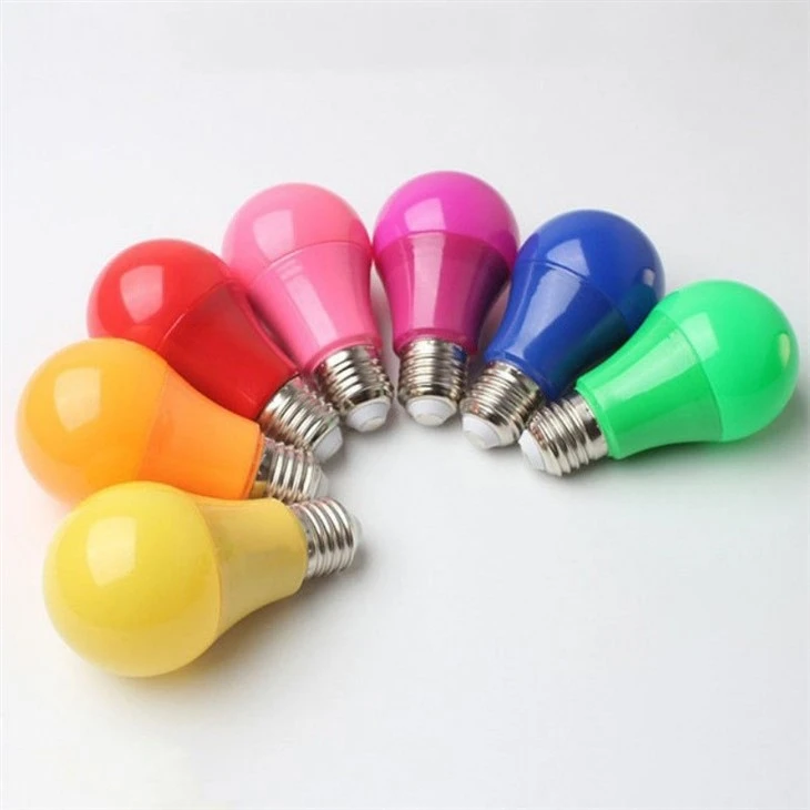 5W 7W 9W Energy Colorful E27 LED Bulbs Light high quality