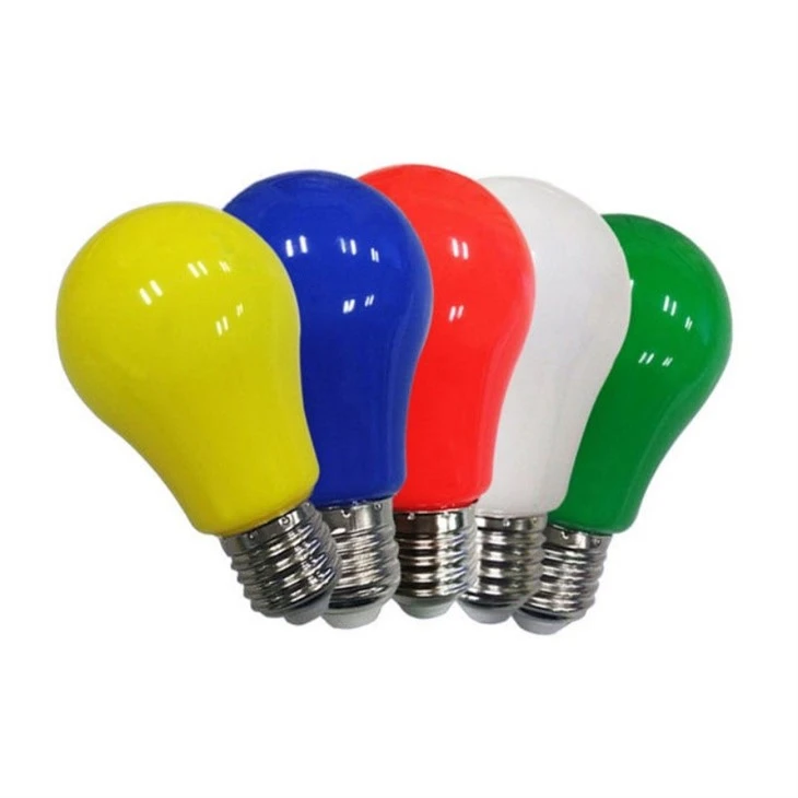 5W 7W 9W Energy Colorful E27 LED Bulbs Light suppliers
