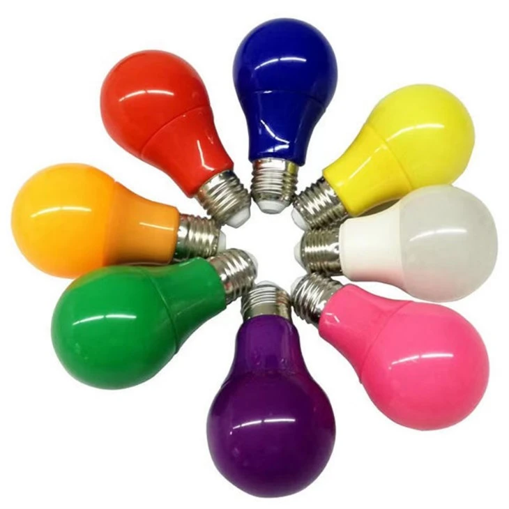 5W 7W 9W Energy Colorful E27 LED Bulbs Light