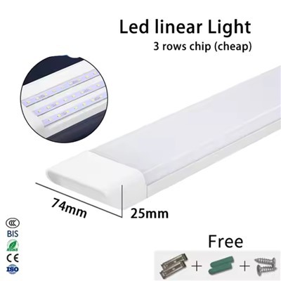 LED Batten Light 110-277V 20 Công suất