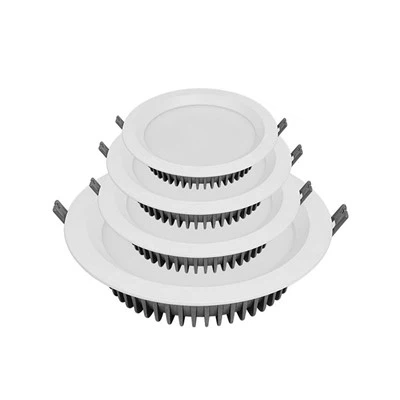 Đèn led âm trần tròn 24W không mờ