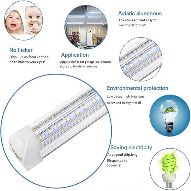 led integrated t8 light